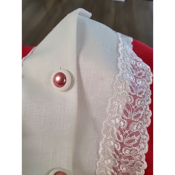 VTG 80s Pablo Collection 14P Red White Pencil Skirt & Jacket Sexy Secretary EUC - Picture 11 of 12